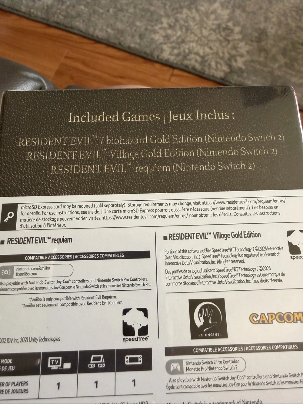 SEALED Resident Evil Generation Pack Nintendo Switch 2